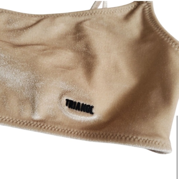Triangl Swimwear Velvet Bikini in Beige - Picture 8 of 8